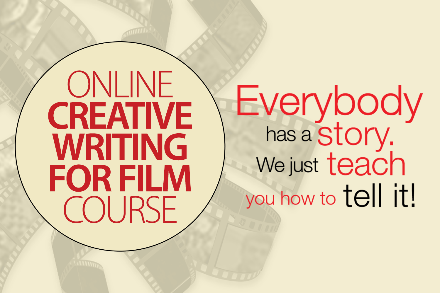 creative writing in film