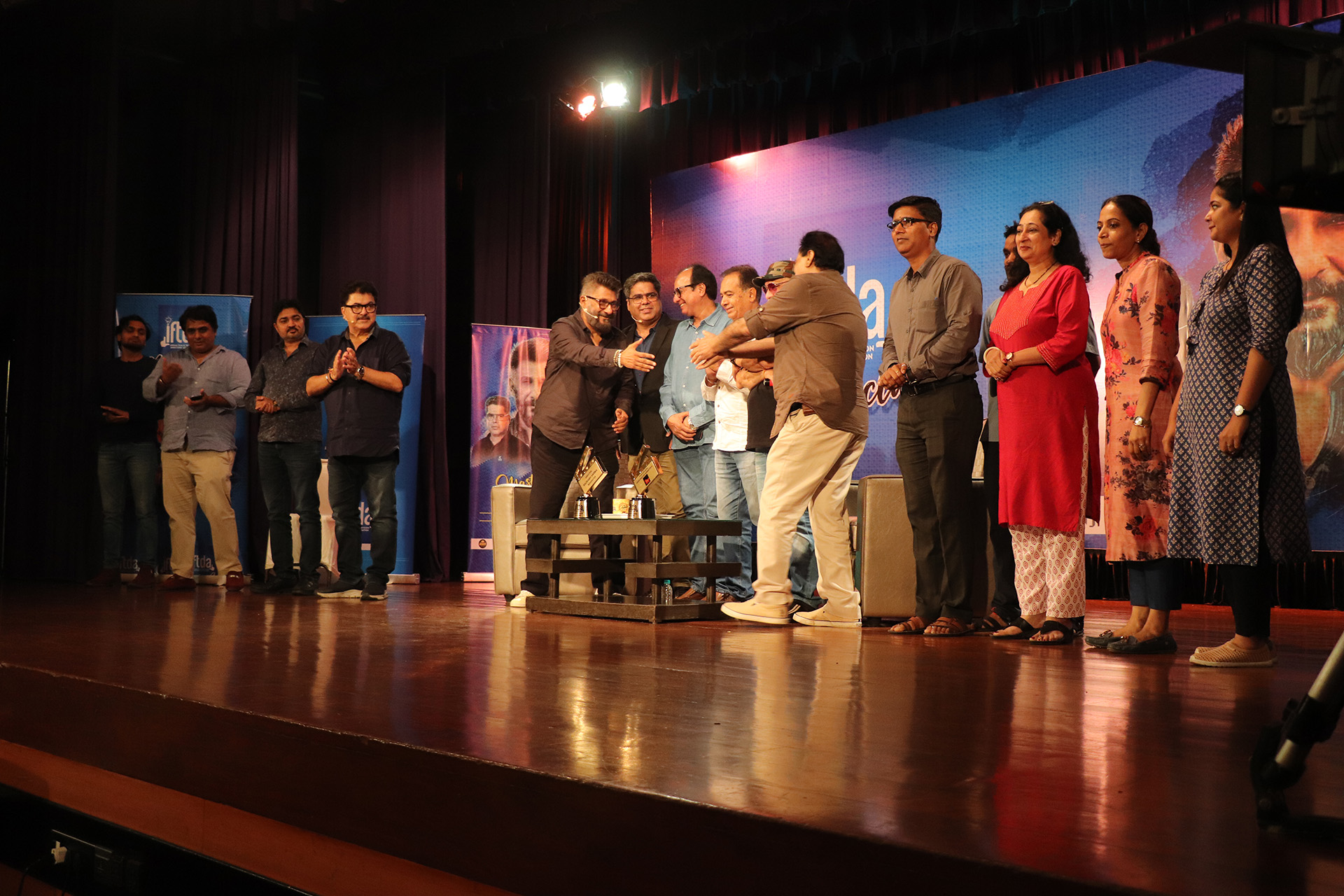 Truly memorable experience for our diploma actors in Vivek Agnihotri's masterclass organised by IFTDA (Indian Film and Television Directors Association).