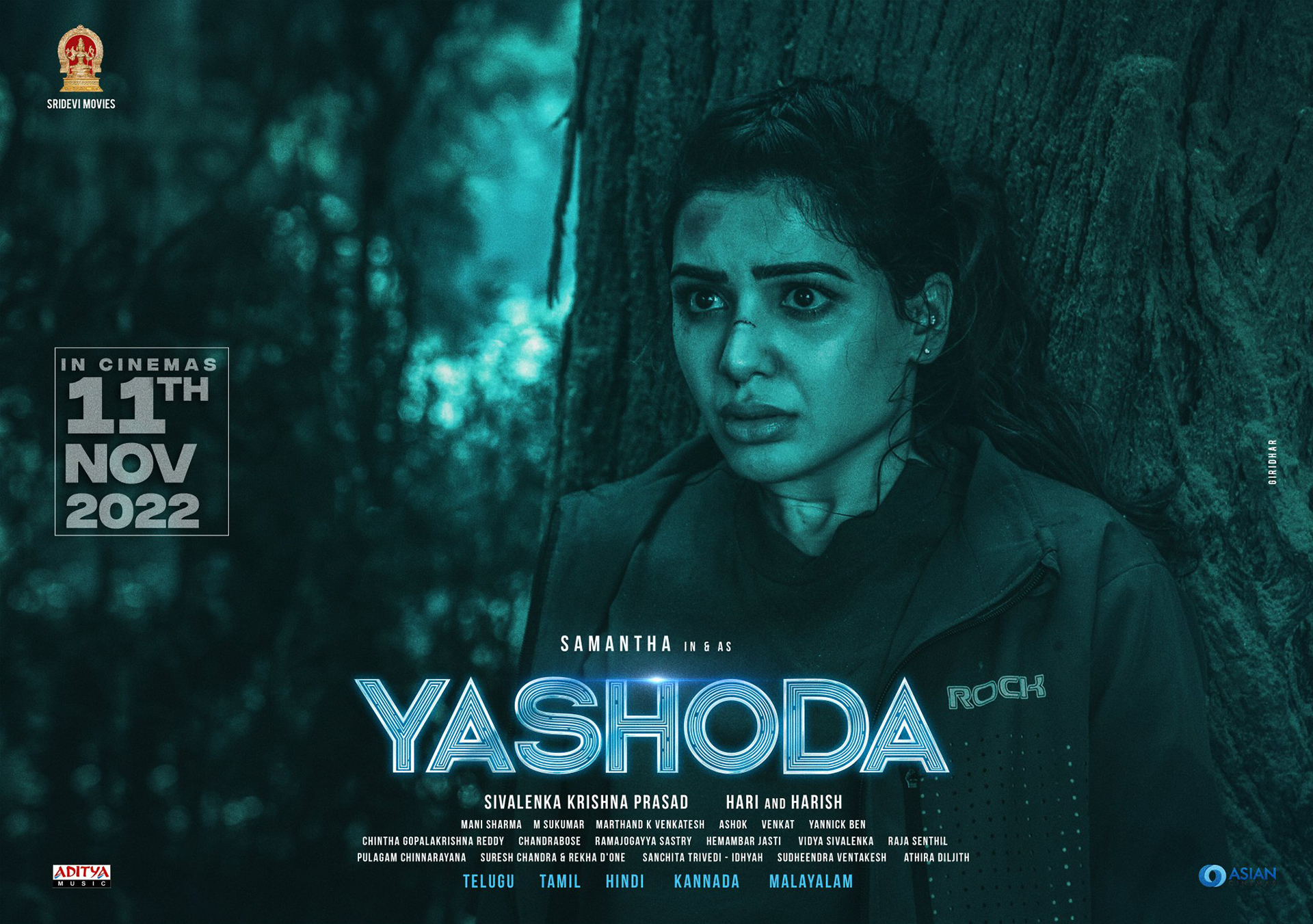 Varalaxmi in the latest release Yashoda alongside Samantha Prabhu
