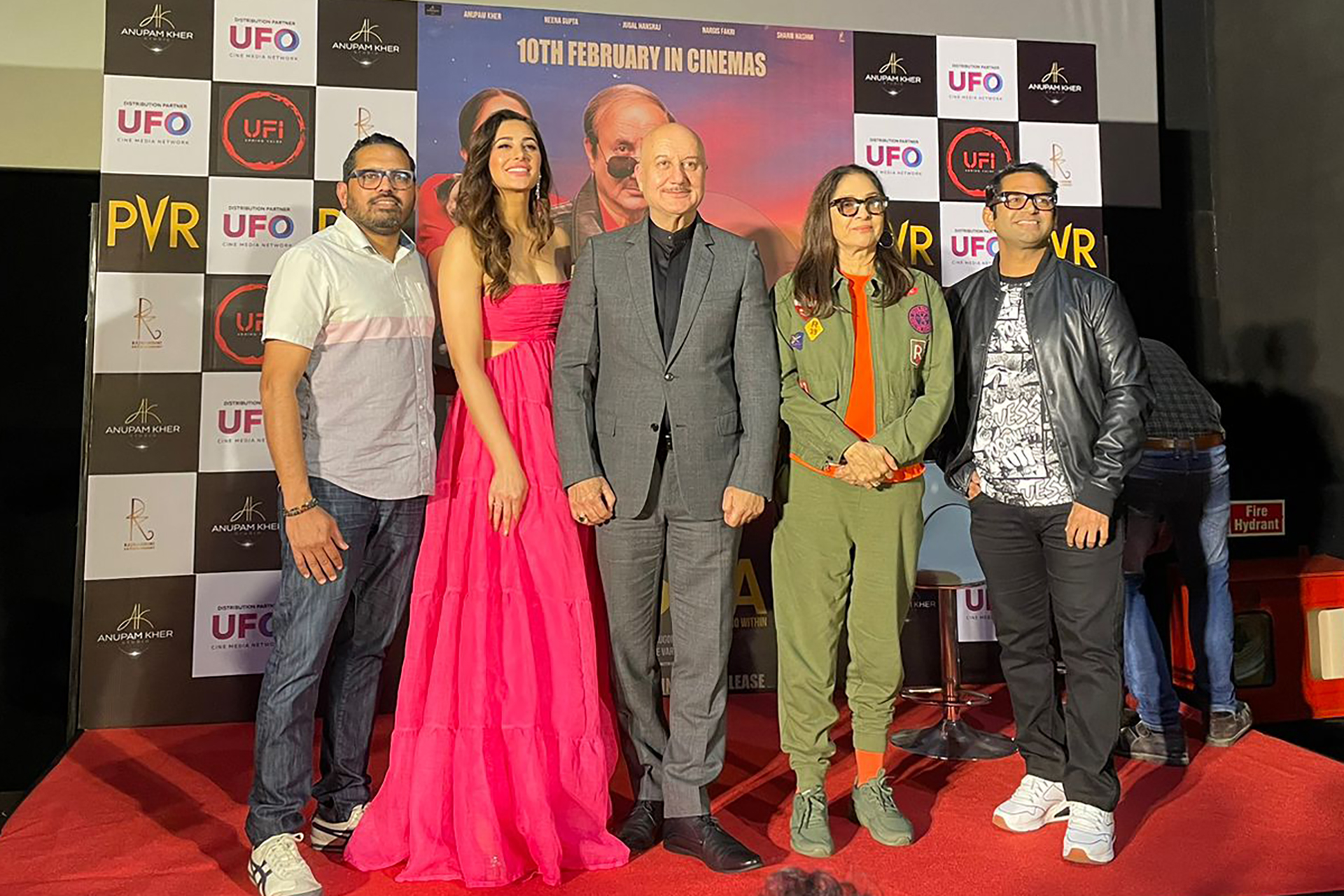 Actor Prepares students spend the evening with the stars at the trailer launch of the upcoming feature film Shiv Shastri Balboa