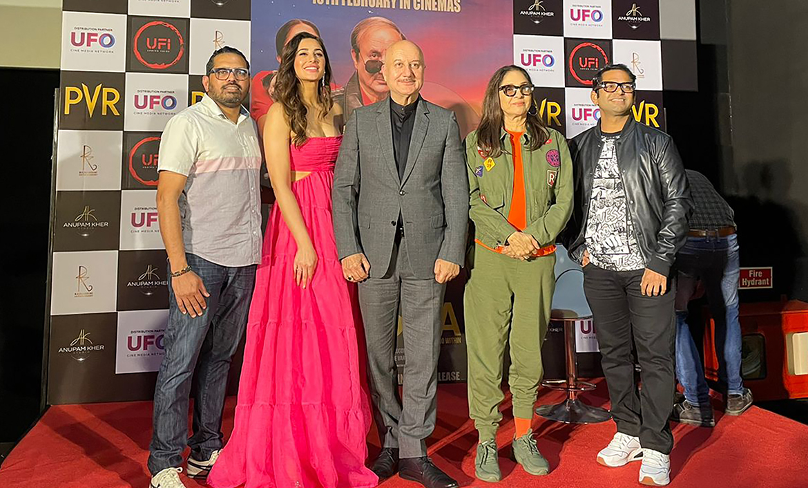 Actor Prepares students spend the evening with the stars at the trailer launch of the upcoming feature film Shiv Shastri Balboa