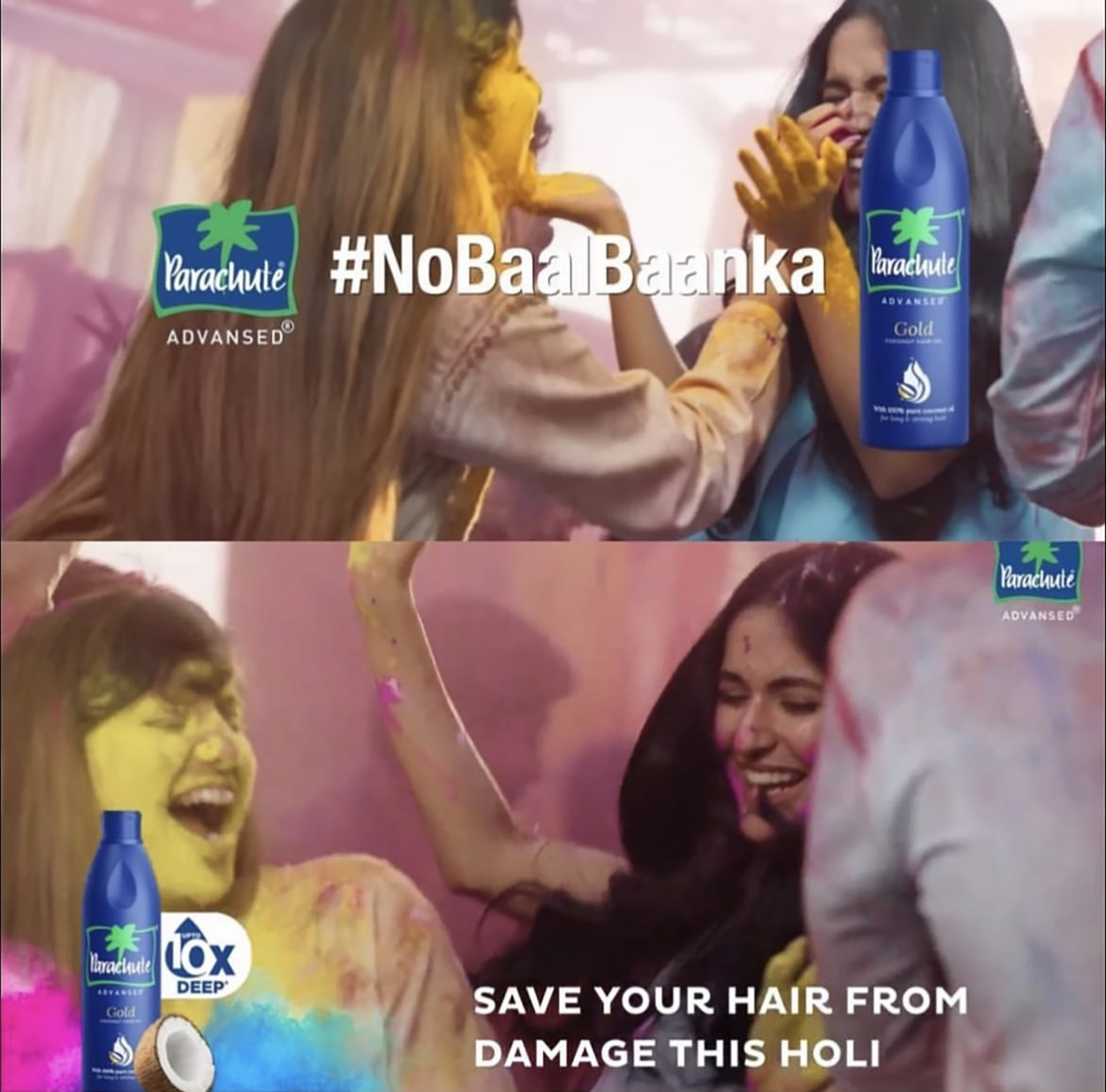 Two of amazing Actor Prepares alumni feature in a commercial by Parachute Advansed